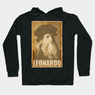 Leonardo Da Vinci Propaganda Poster Pop Art Hoodie